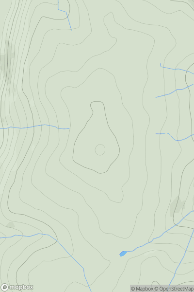 Thumbnail image for Ewe Hill [Northumberland] showing contour plot for surrounding peak
